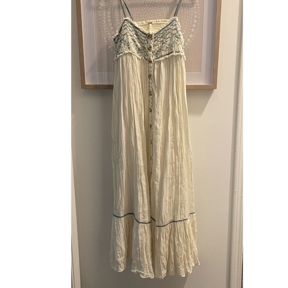 Free People Linda Jo midi dress in Gardenia (NWOT) - Picture 9 of 9